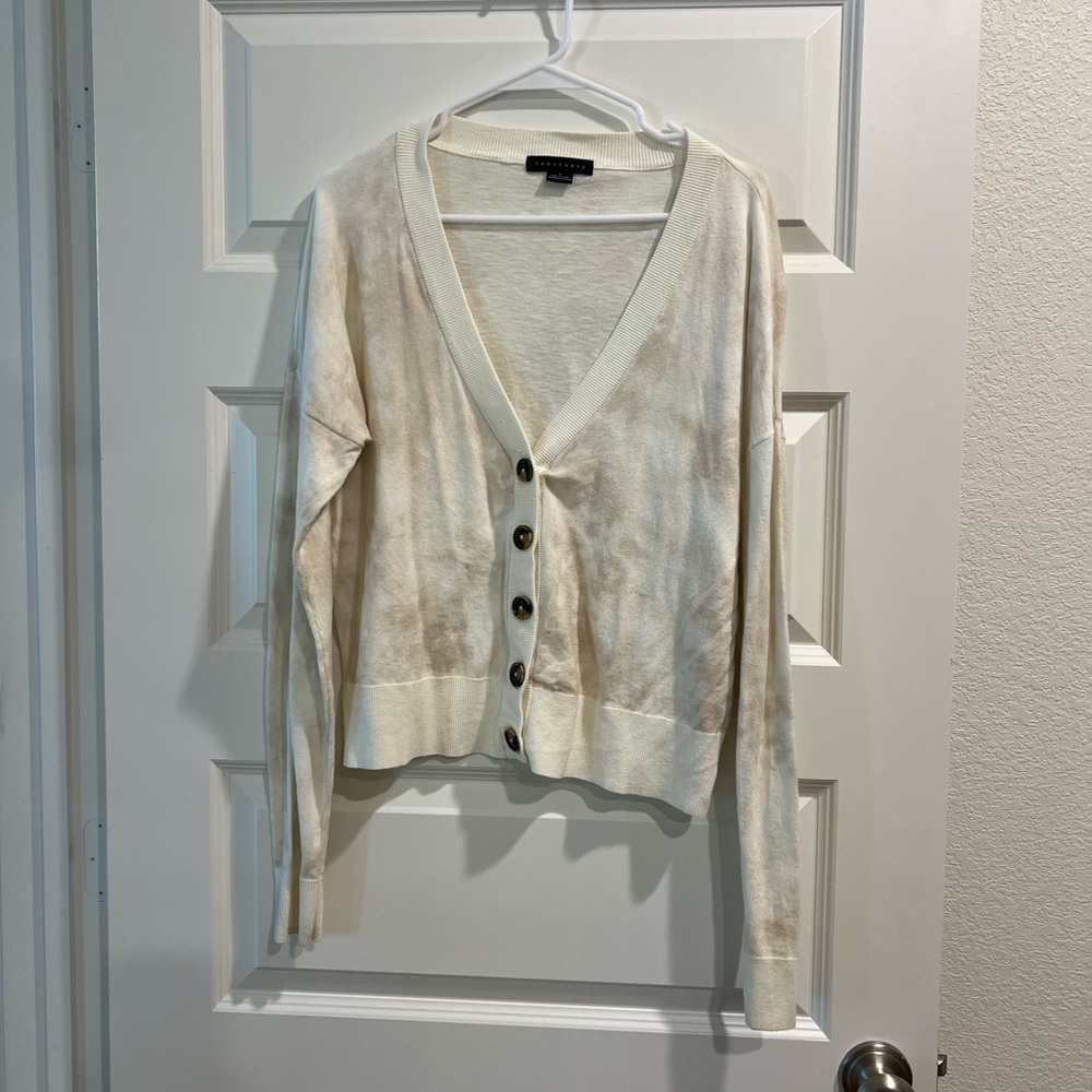 Sanctuary Cream Button-Up Sweater